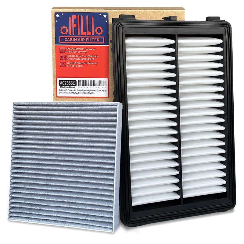 OIFILLIO Engine&Cabin Air Filter for Tucson(2022-2025)  Santa Fe (2021-2025)  Sorento(21-25)  Sonata (20-25)  Santa Cruz (22-25)  Sport-age (23-25)  K5 (21-25)  28113L1000&97133L1000  NOT FOR HYBRID - Image 1